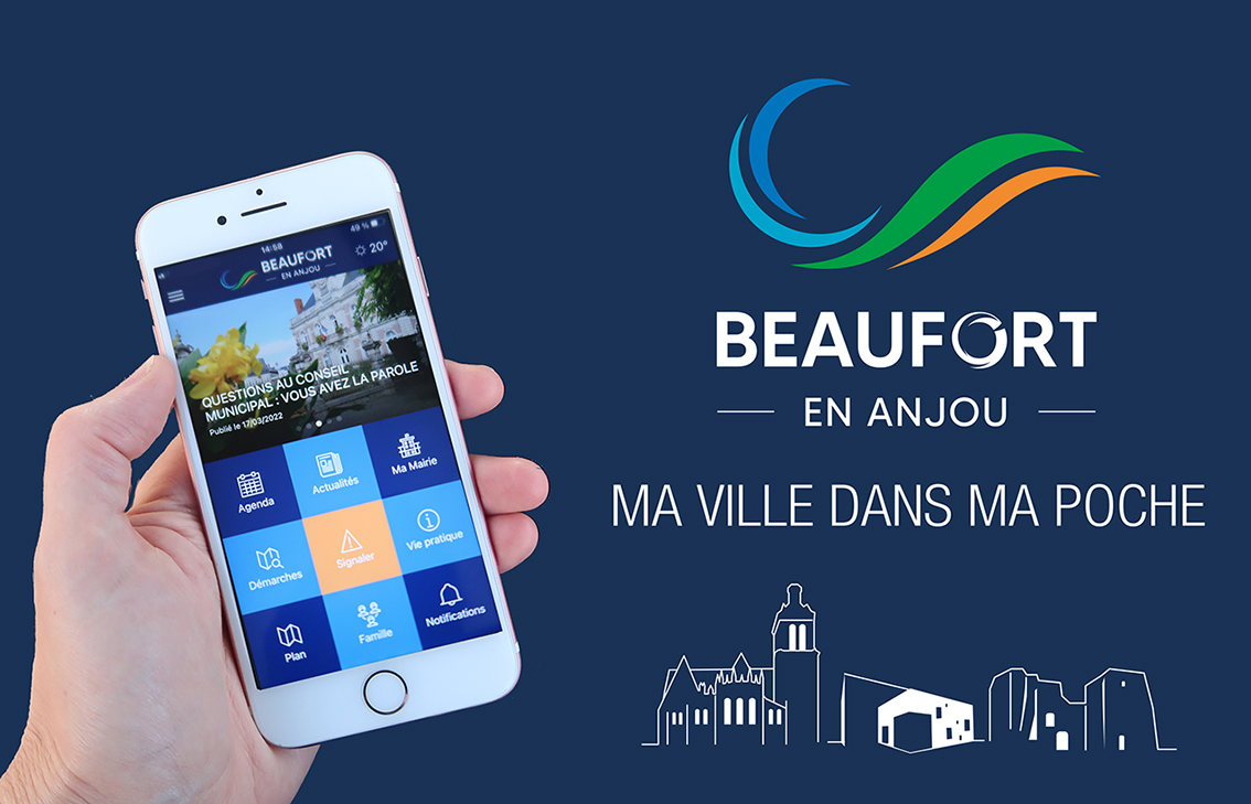 L'application mobile "Ma ville dans ma poche !" - Beaufort-en-Anjou